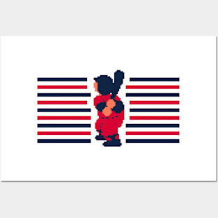 RBI Batter Stripes - Cleveland Posters and Art